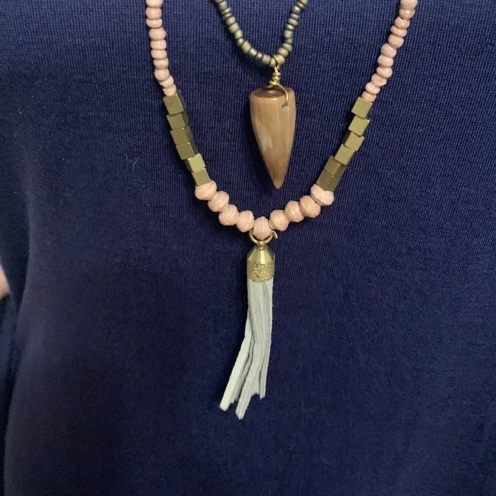 Unbranded Long Double Strand Beaded Necklace